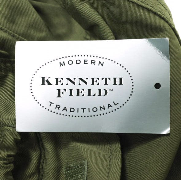 Kenneth Field トラベル フィッシング カーディガン オリーブ S