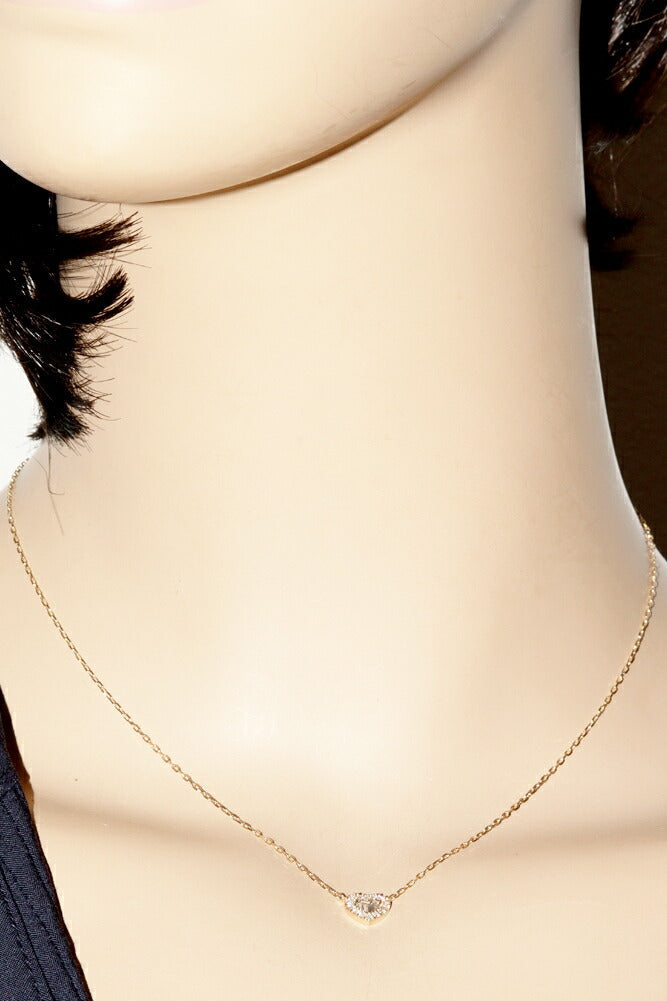 Bellesiora K18YG ハート ペンダント ネックレス