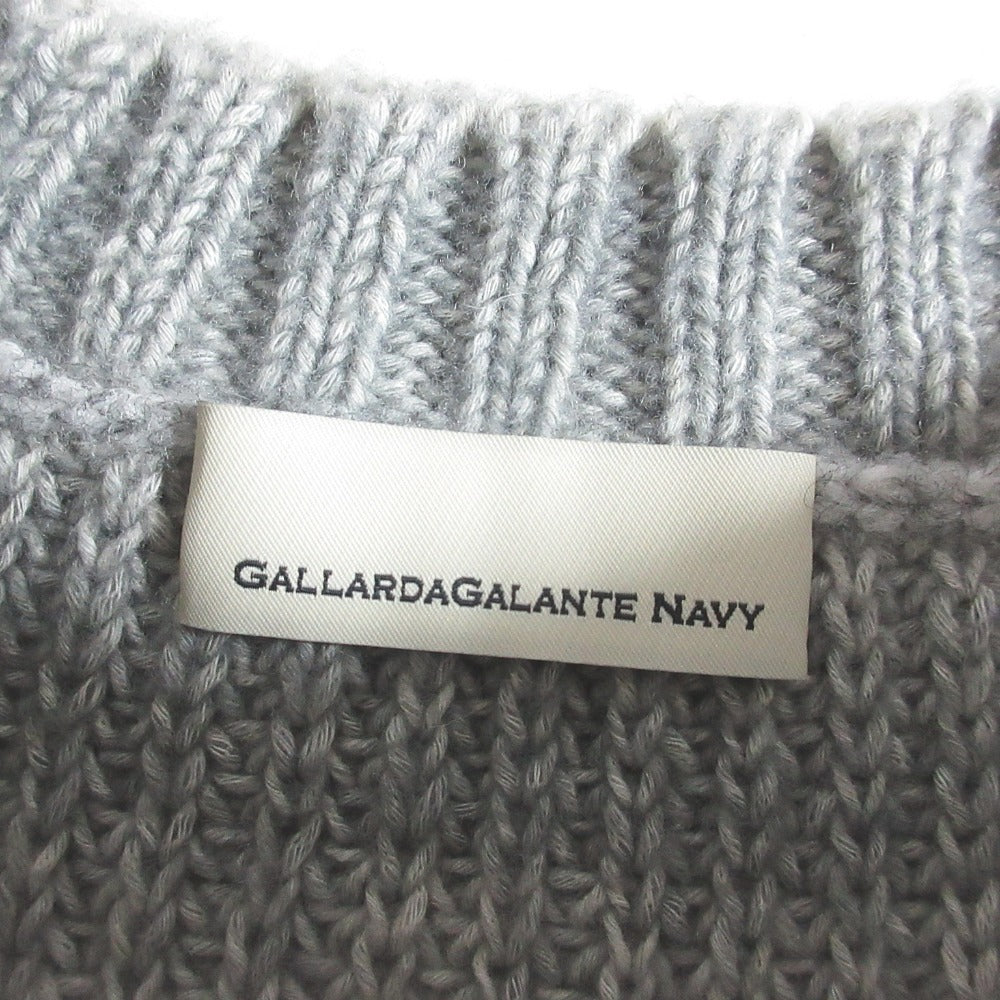 GALLARDAGALANTE ネイビー フレアスリーブ ニット