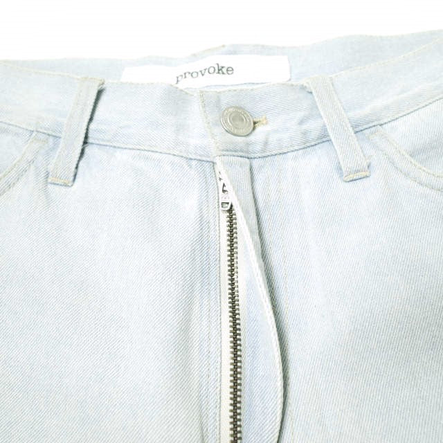 プロヴォーク Denim Fake leather パンツ