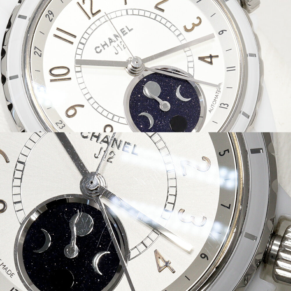 シャネル J12 H3404 シルバーダイアル腕時計