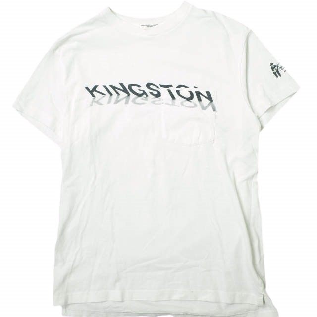 エンジニアードガーメンツ Printed Cross コットンTシャツ