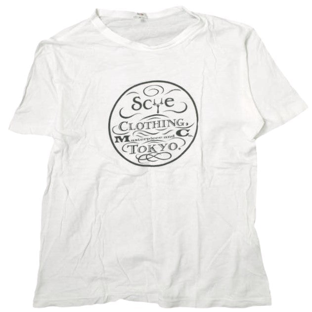 サイ Logo Printed T-Shirt コットン Tシャツ
