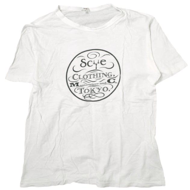 サイ Logo Printed T-Shirt コットン Tシャツ