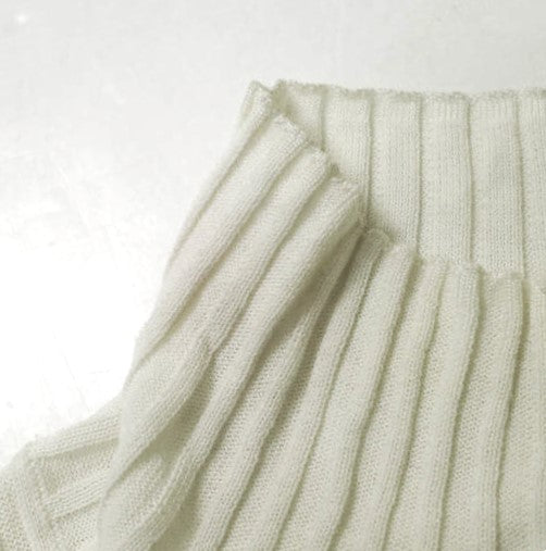 エイチビューティーアンドユース RAYON RIB TURTLE NECK KNIT ニット