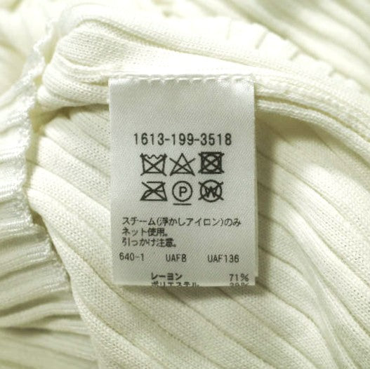 エイチビューティーアンドユース RAYON RIB TURTLE NECK KNIT ニット
