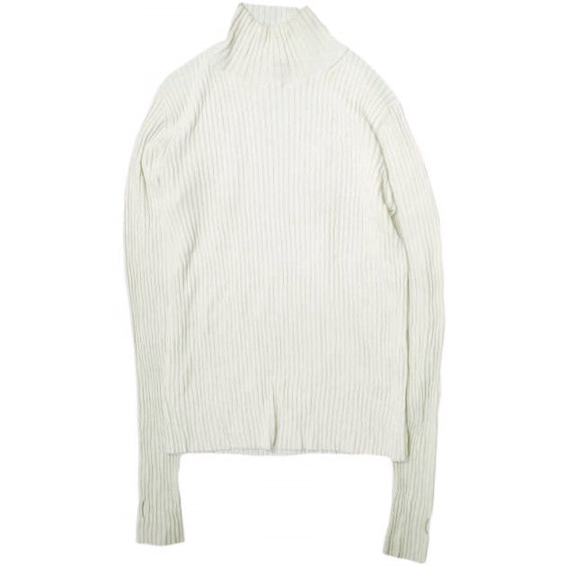 エイチビューティーアンドユース RAYON RIB TURTLE NECK KNIT ニット
