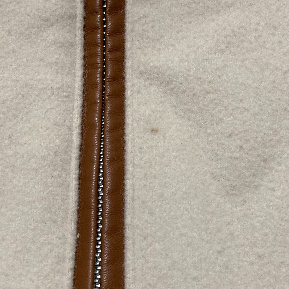 ヴィヴィアンタム FAUX-LEATHER パイピングフリースジャケット