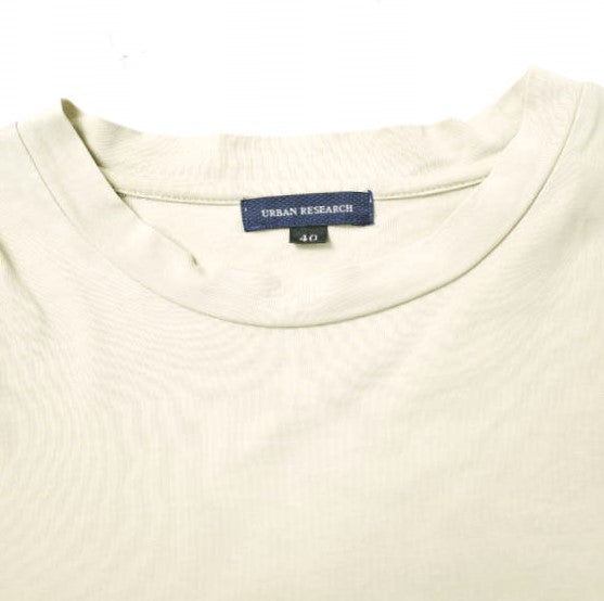 アーバン リサーチ オーバーサイズ クルーネック Tシャツ ベージュ