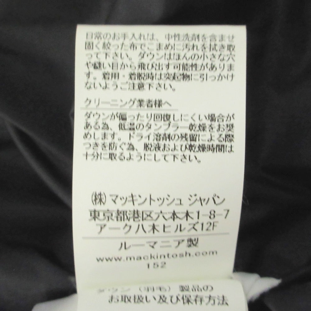マッキントッシュ ダウン ジャケット
