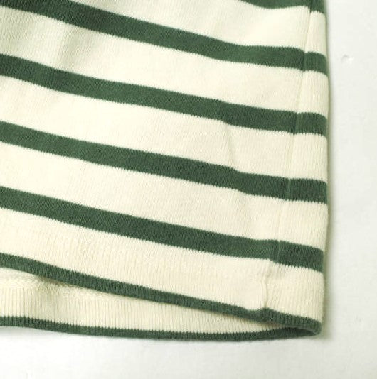 BEAUTY&YOUTH UNITED ARROWS コットン ボーダー 8分袖 トップ