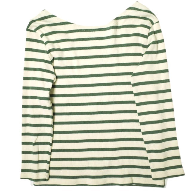 BEAUTY&YOUTH UNITED ARROWS コットン ボーダー 8分袖 トップ