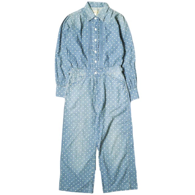 RRL ポルカ ドット ジャンプスーツ インディゴ