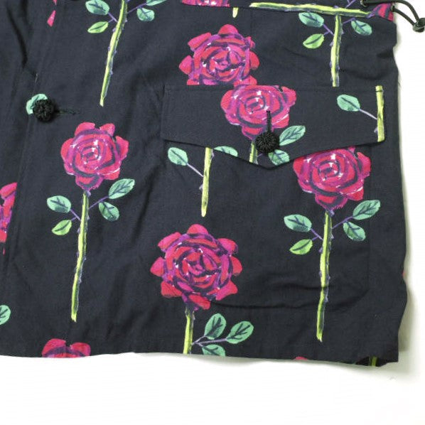 SASQUATCHfabrix. ROSE SAFARI 半袖 レーヨン シャツ