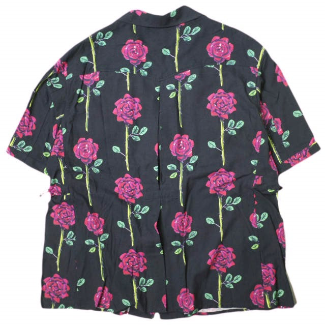 SASQUATCHfabrix. ROSE SAFARI 半袖 レーヨン シャツ