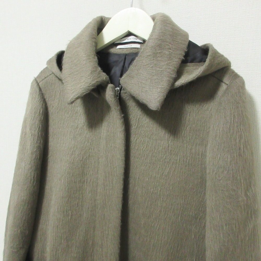 FOXEY NEW YORK ボンデッド モヘア ダッフル コート