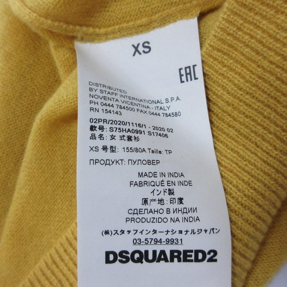 Dsquared2 カシミヤ 100% ニットウェア