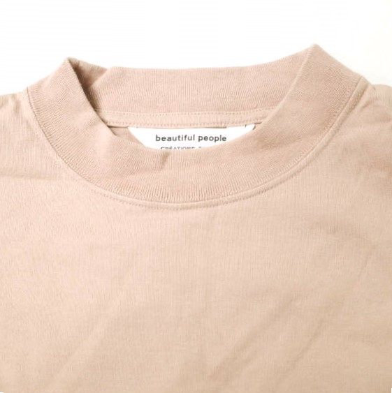 ビューティフルピープル heavy cotton mock neck Tシャツワンピース