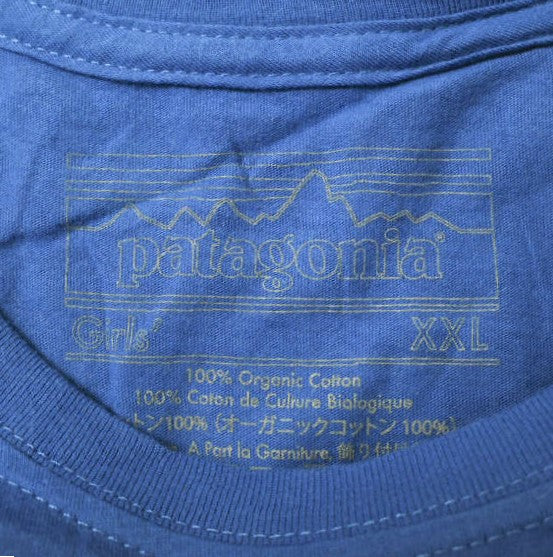 PATAGONIA ガールズ XXL オーガニック コットン Tシャツ