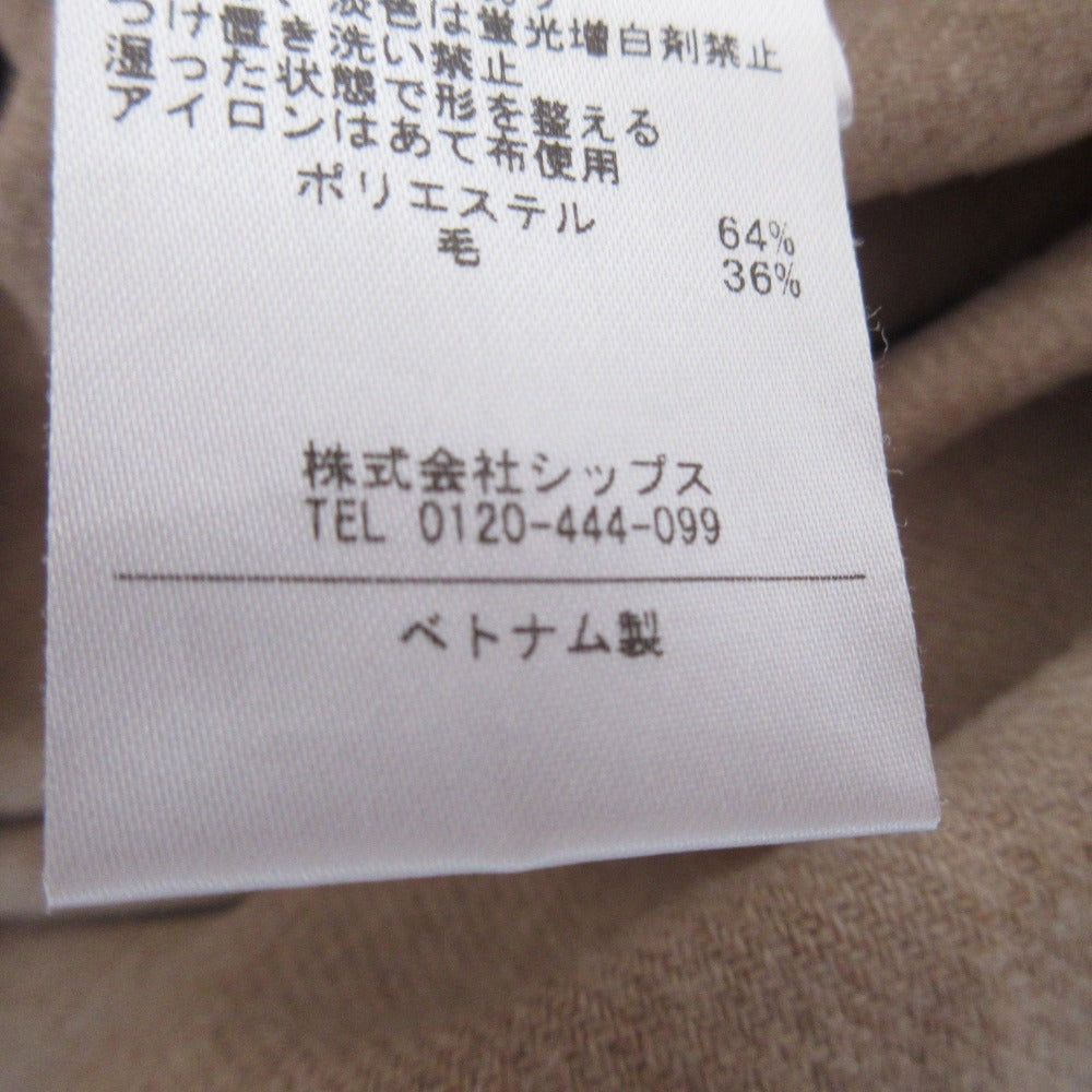 SHIPS any ウールシャツワンピース