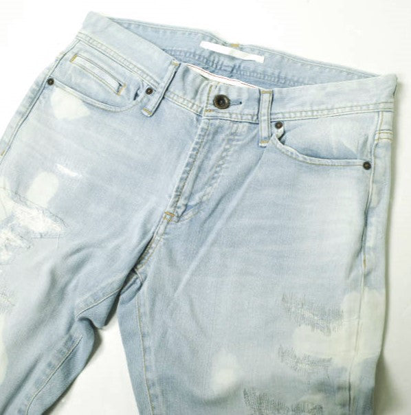 イージーンズ e-L805-039 綿 ストレッチデニムパンツ