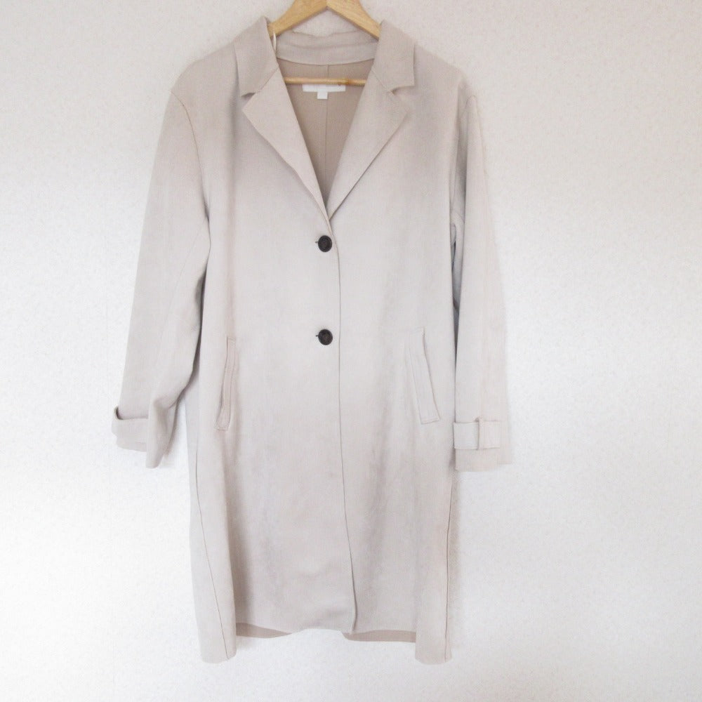 ZARA ストレッチ フェイク スエード コート