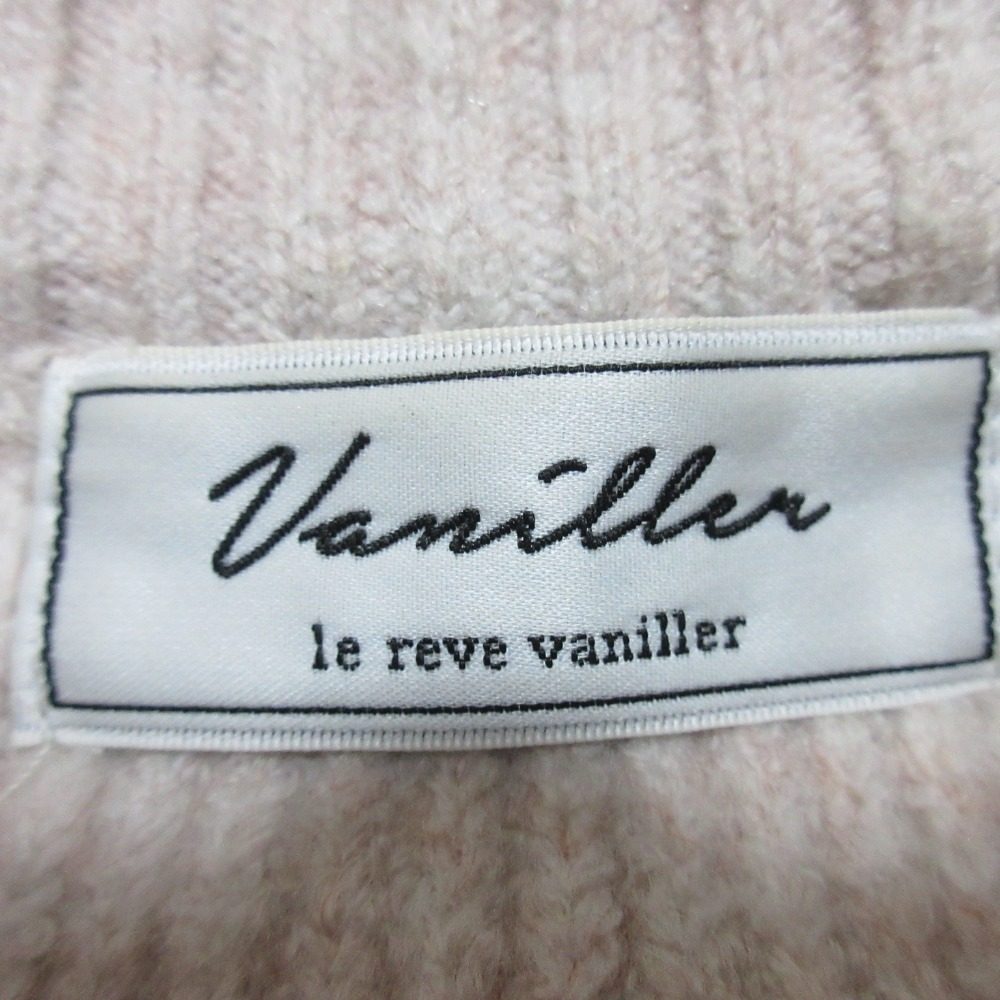le reve vaniller パールレースニットワンピース