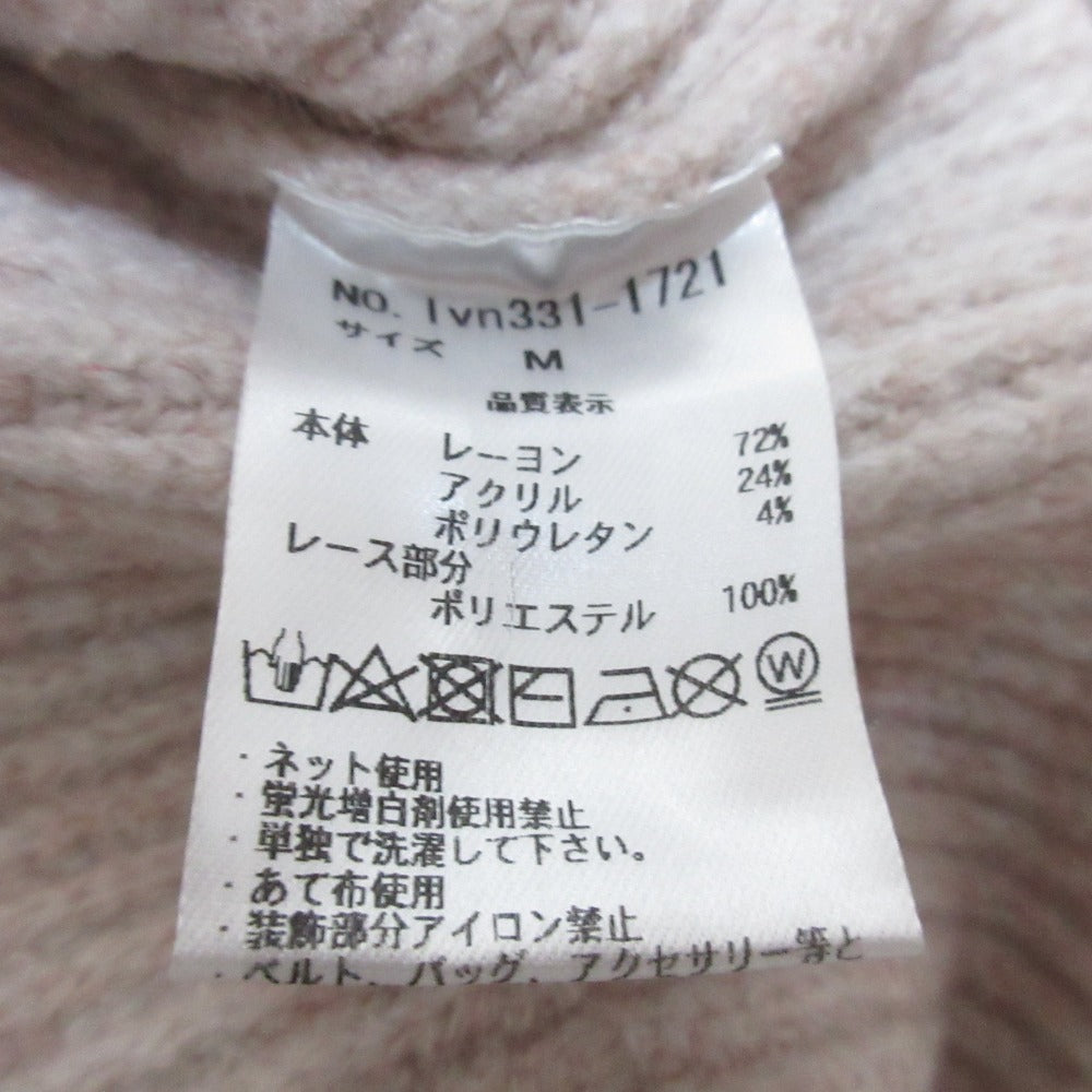 le reve vaniller パールレースニットワンピース