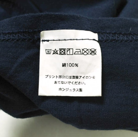 TENBOX x IMA:ZINE グラフィック ロゴ Tシャツ ネイビー L