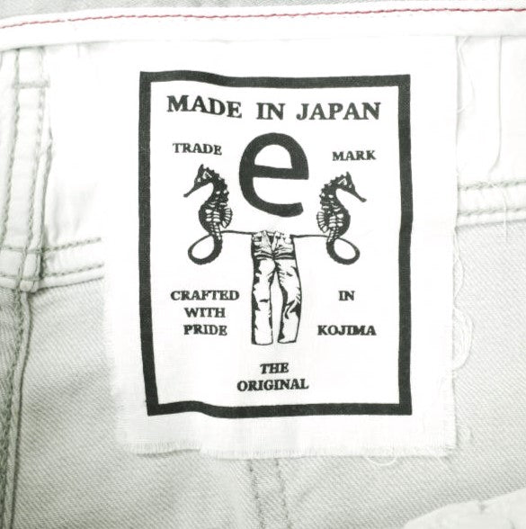 イージーンズ SEA HORSE SLIM コットンデニムパンツ