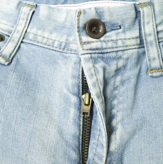 イージーンズ SEA HORSE BOY'S TAPERED 綿 スリムテーパードジーンズ