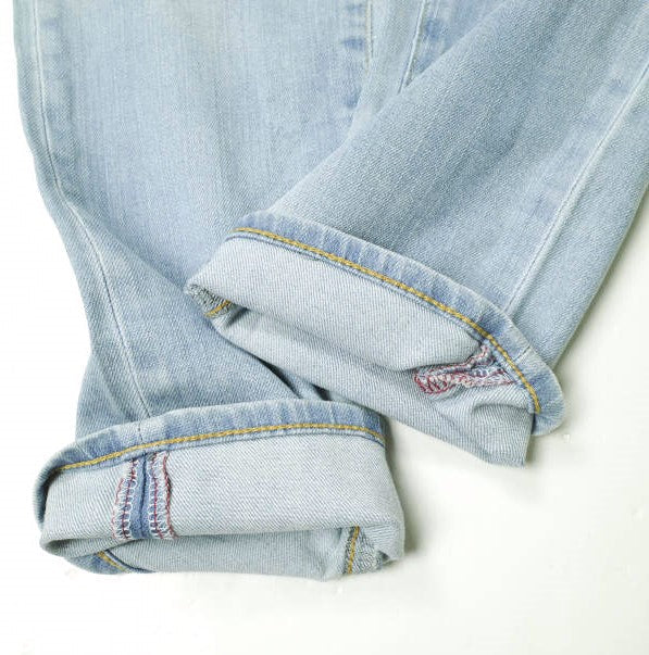 イージーンズ SEA HORSE BOY'S TAPERED 綿 スリムテーパードジーンズ