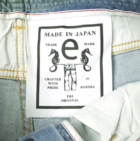 イージーンズ SEA HORSE SLIM 綿 デニムパンツ
