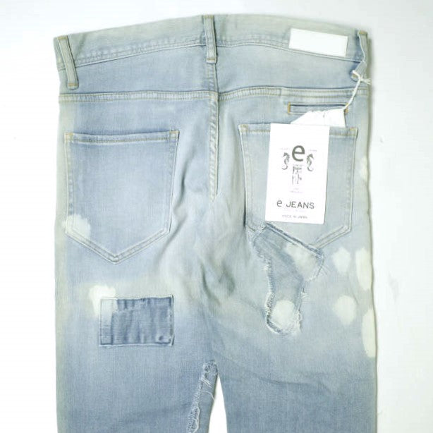 イージーンズ SEA HORSE SLIM 綿 デニムパンツ