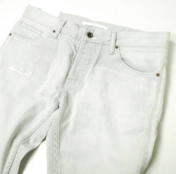 イージーンズ SEA HORSE SLIM コットンデニムパンツ