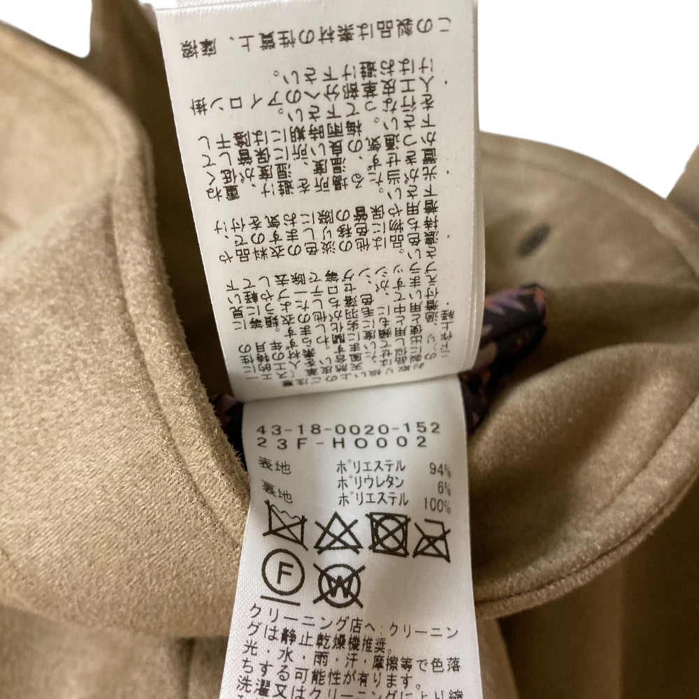 ビームスハート フェイクスエードブルゾン