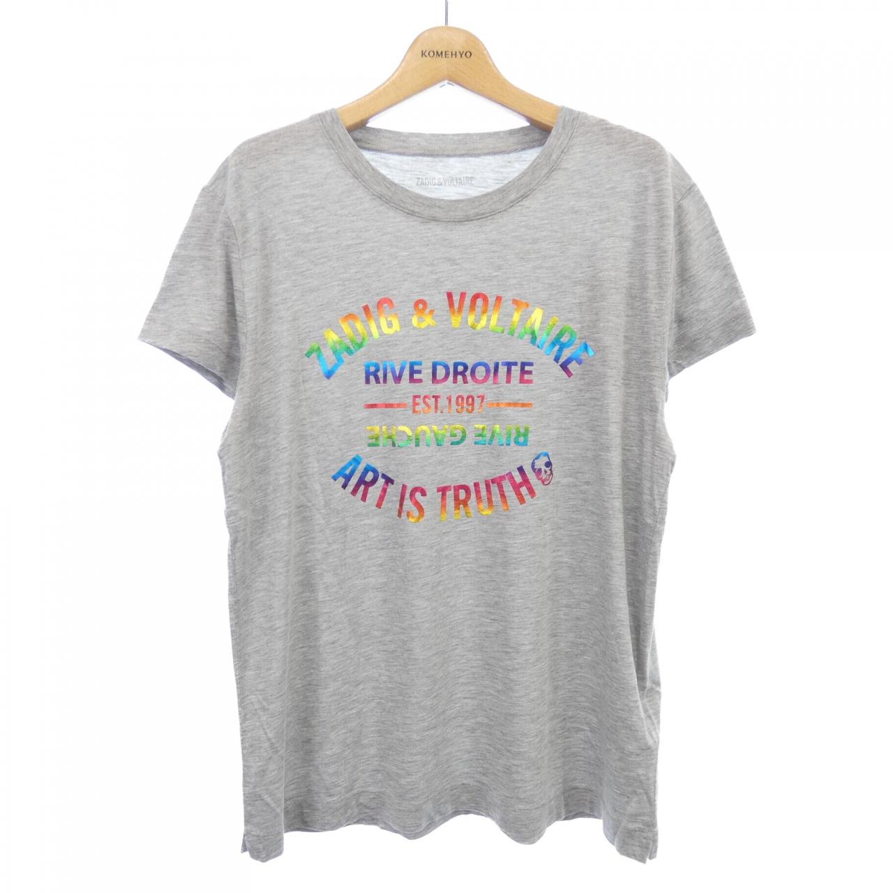 ザディグエヴォルテール コットンTシャツ