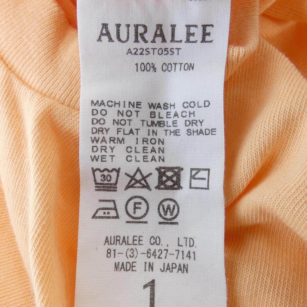 オーラリー コットンTシャツ