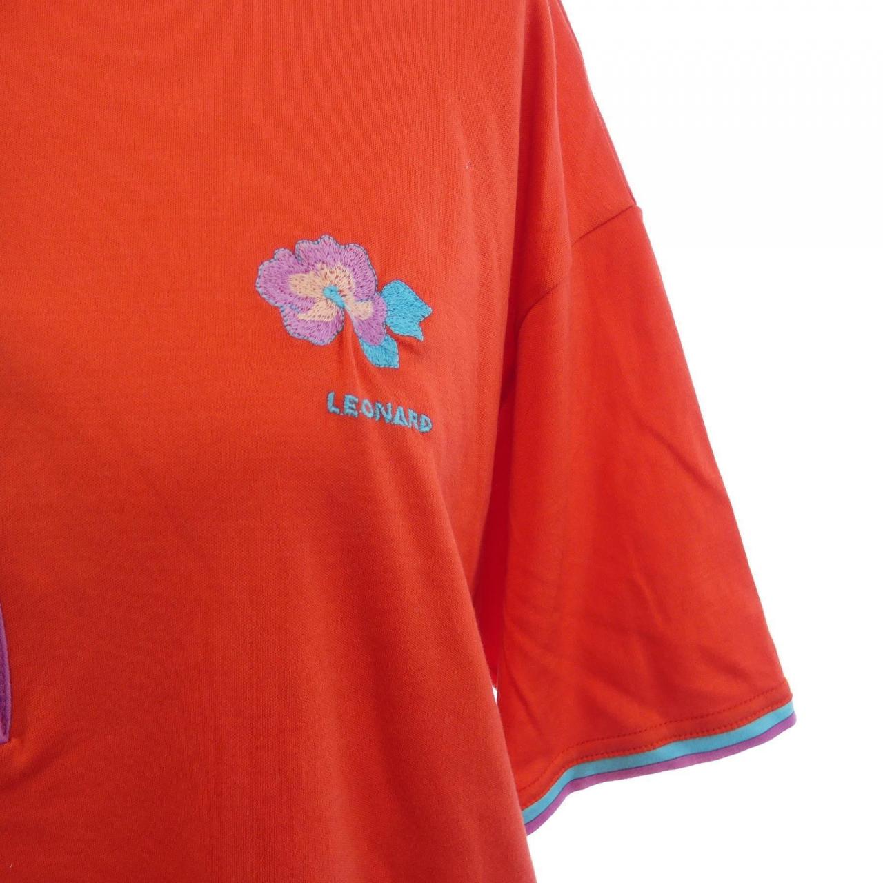 レオナールファッション ヴィンテージ コットンポロシャツ