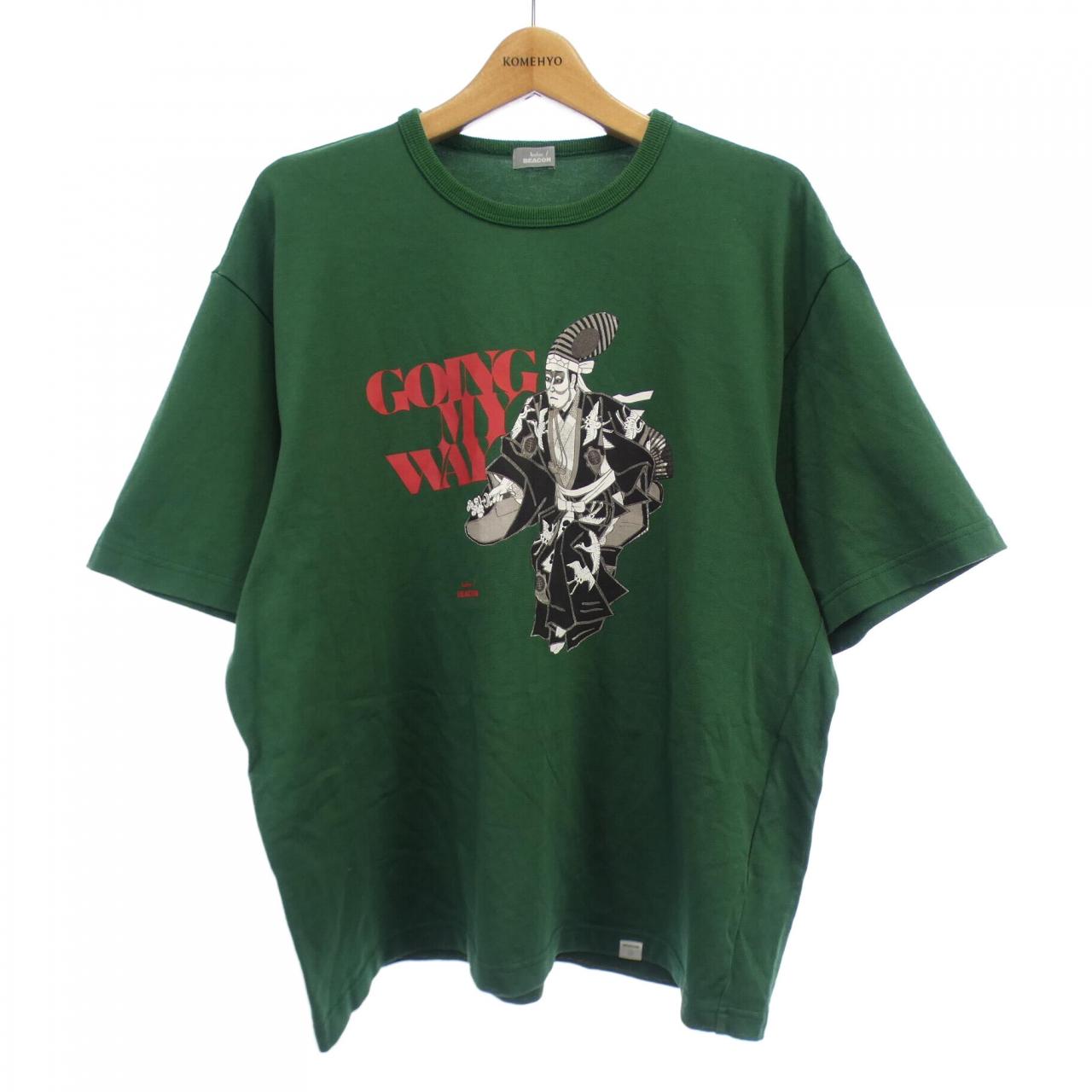 カラー コットンTシャツ