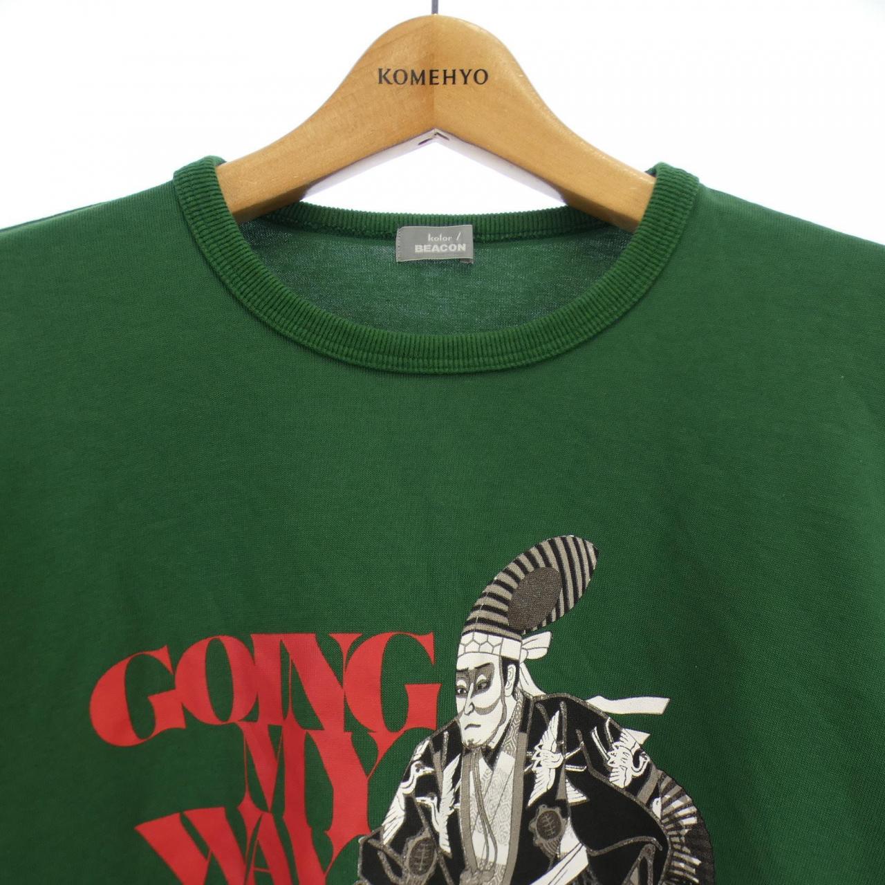 カラー コットンTシャツ