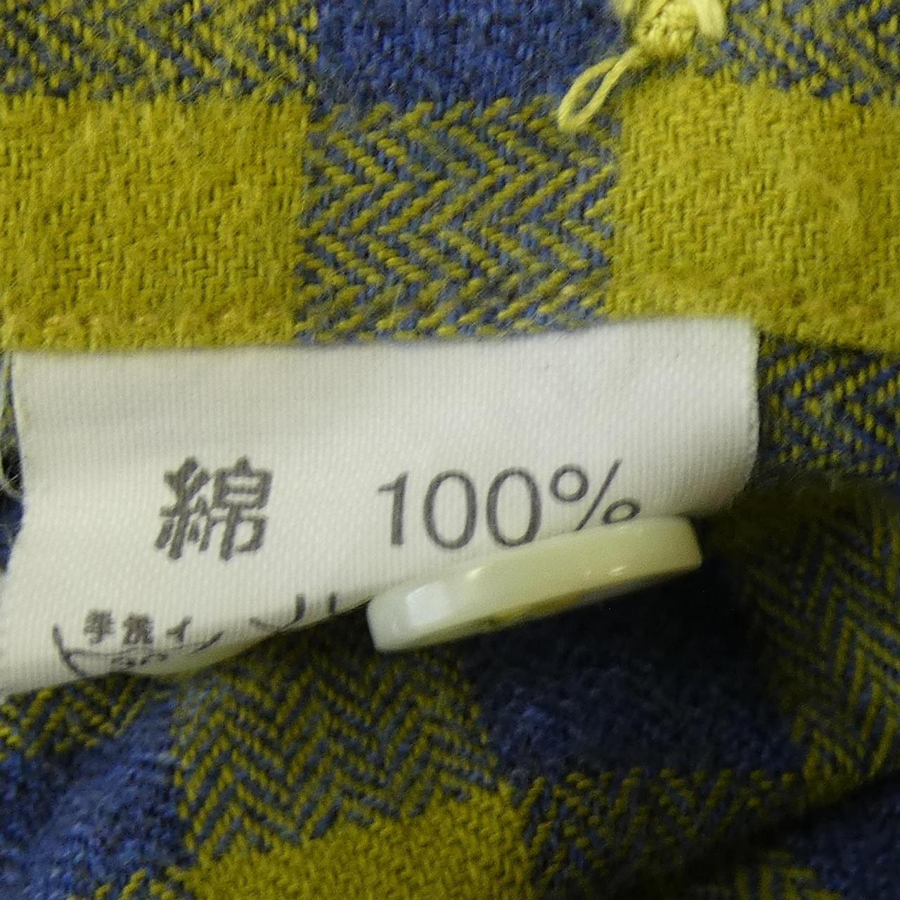 ジャンネット チェック コットン シャツ