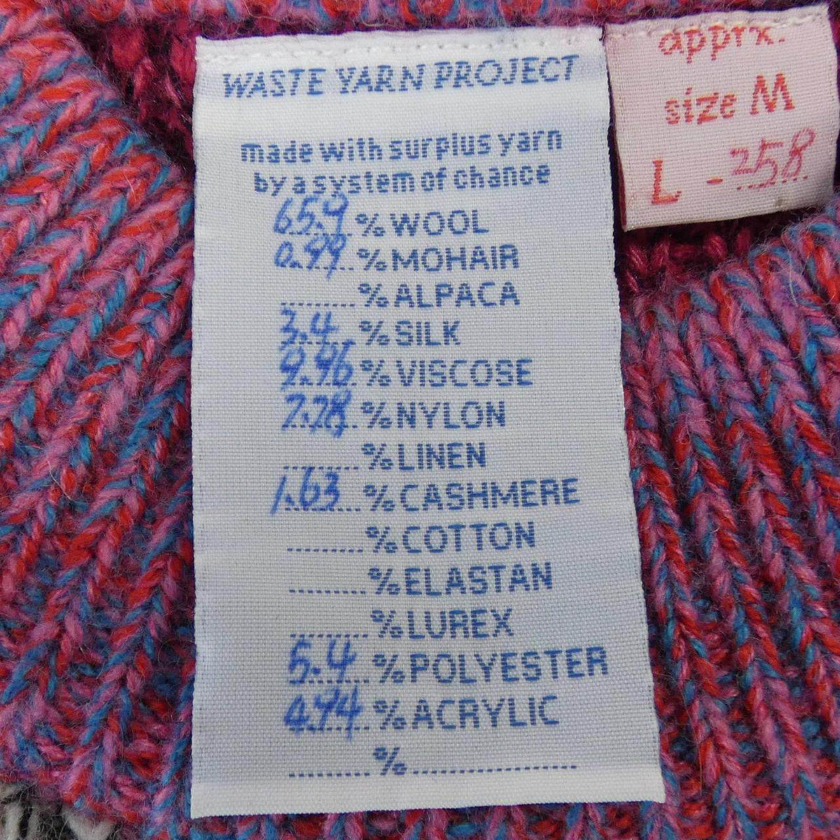 WASTE YARN PROJECT ニット