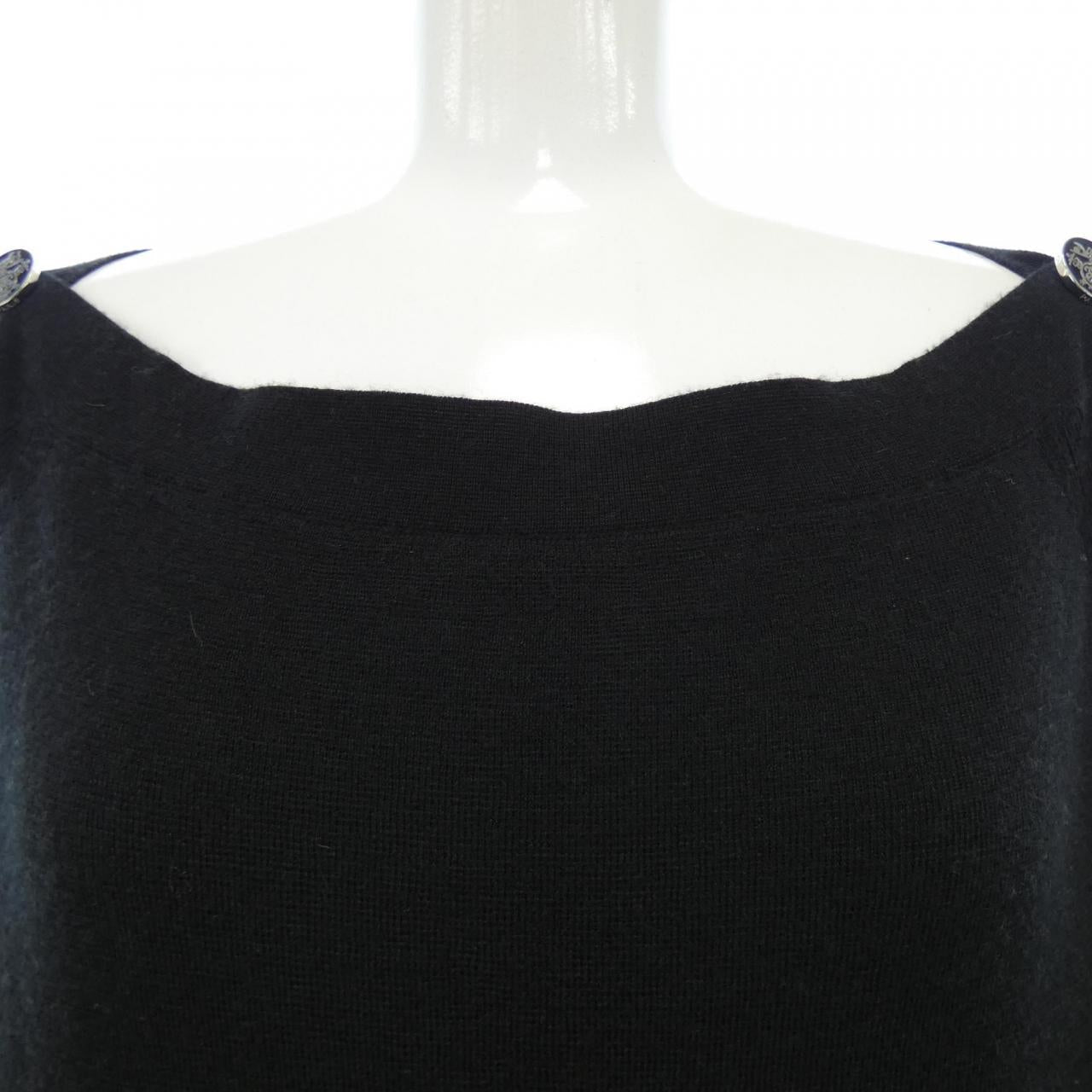 エルメス 3H2515D6 シルクカシミヤワンピース