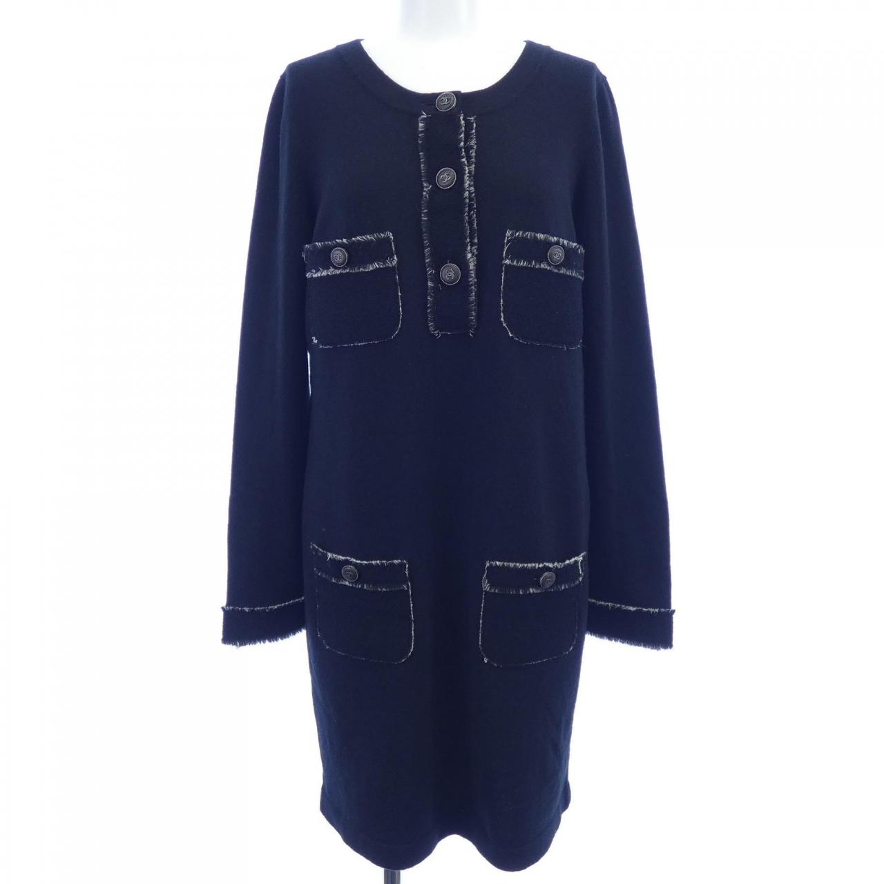 シャネル カシミアワンピース