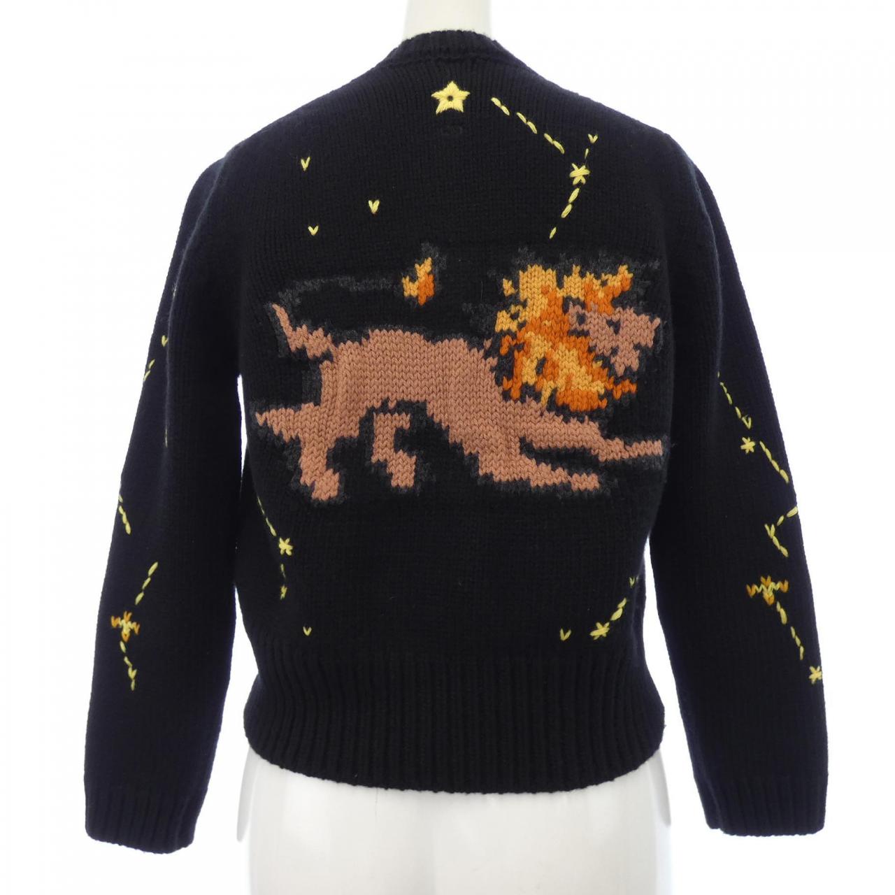クリスチャンディオール カシミヤ混 カーディガン