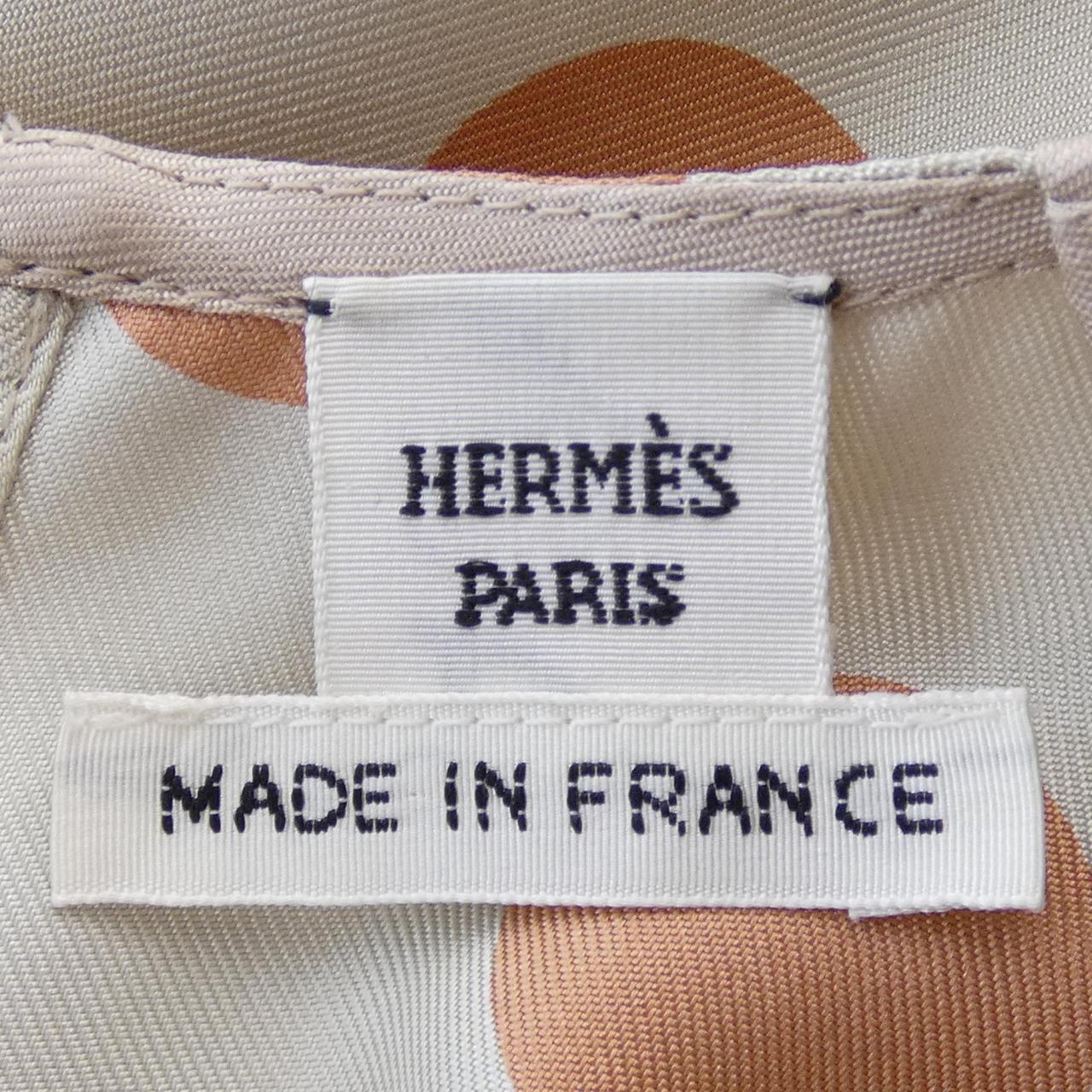 エルメス ツイルレーヌ シルクワンピース36