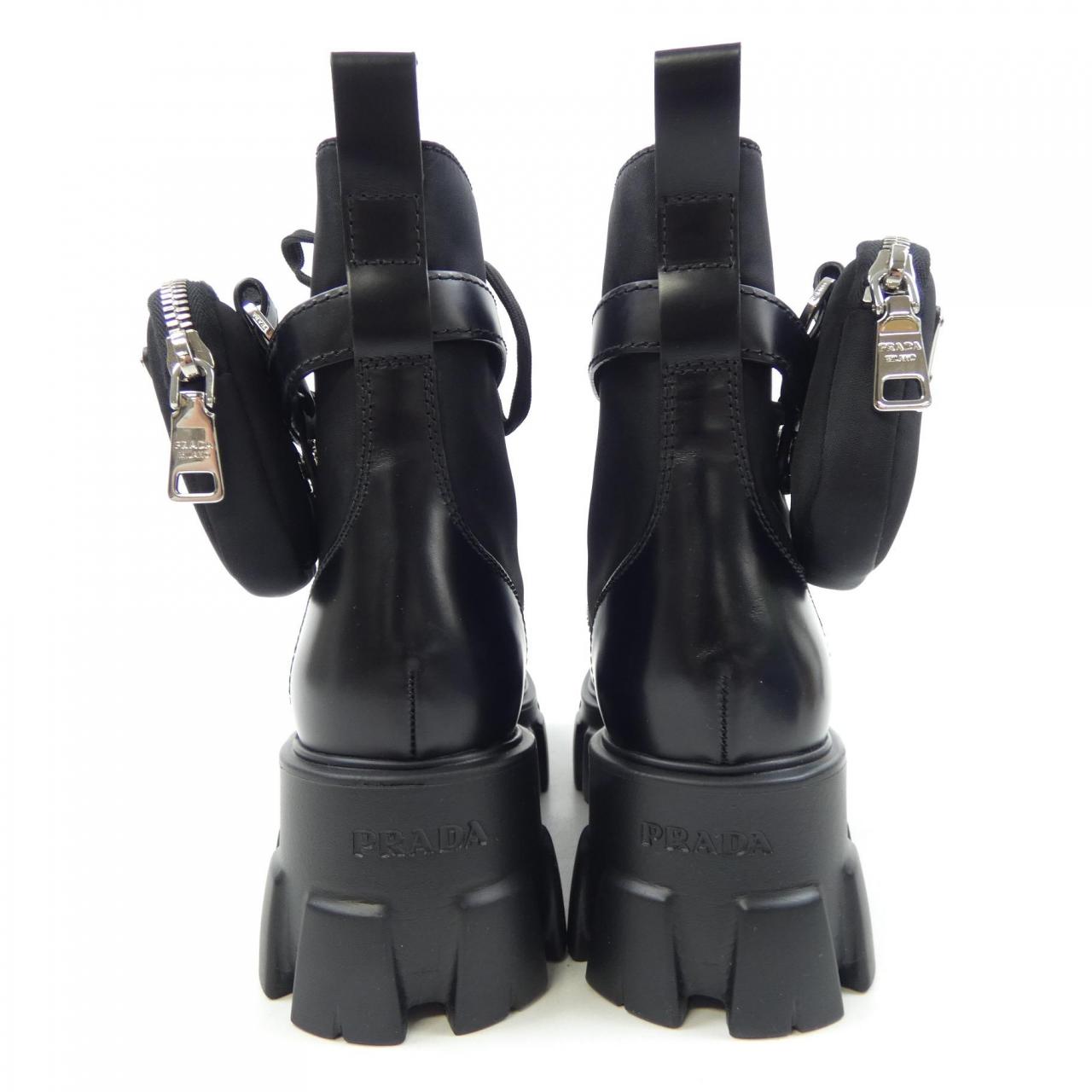 プラダ 1T255M RE-NYLON レザー ブーツ