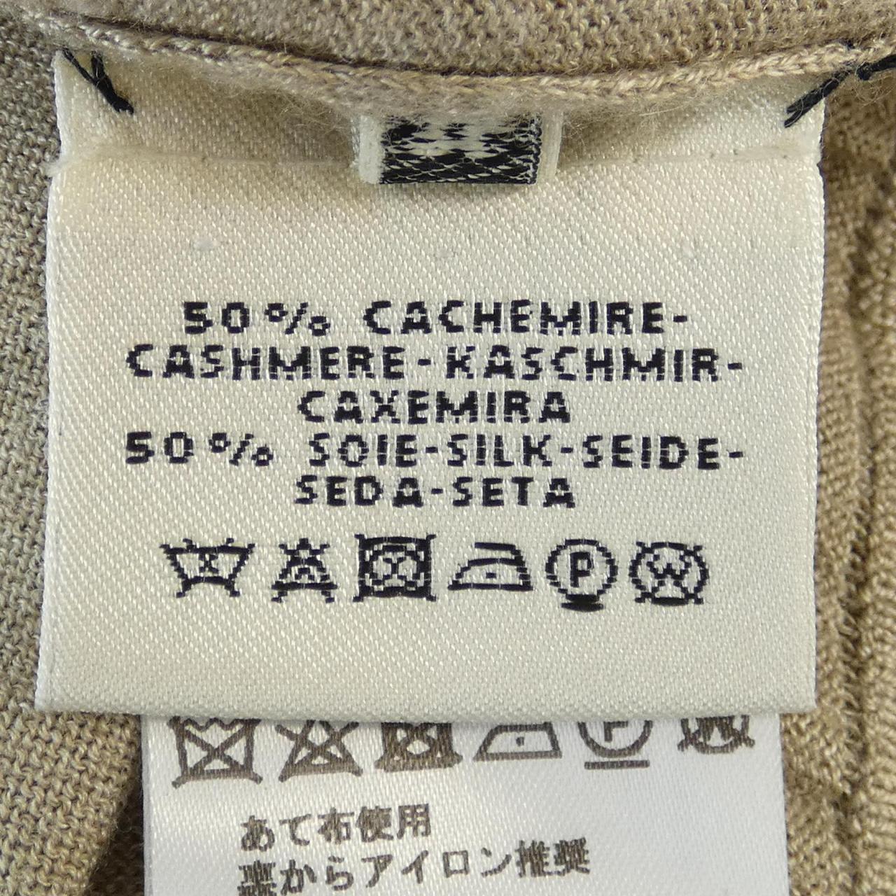 エルメス シルクカシミヤニット34