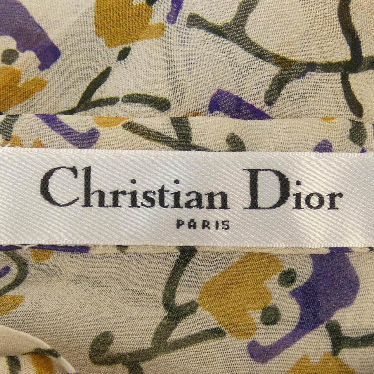 クリスチャンディオール シルクワンピース